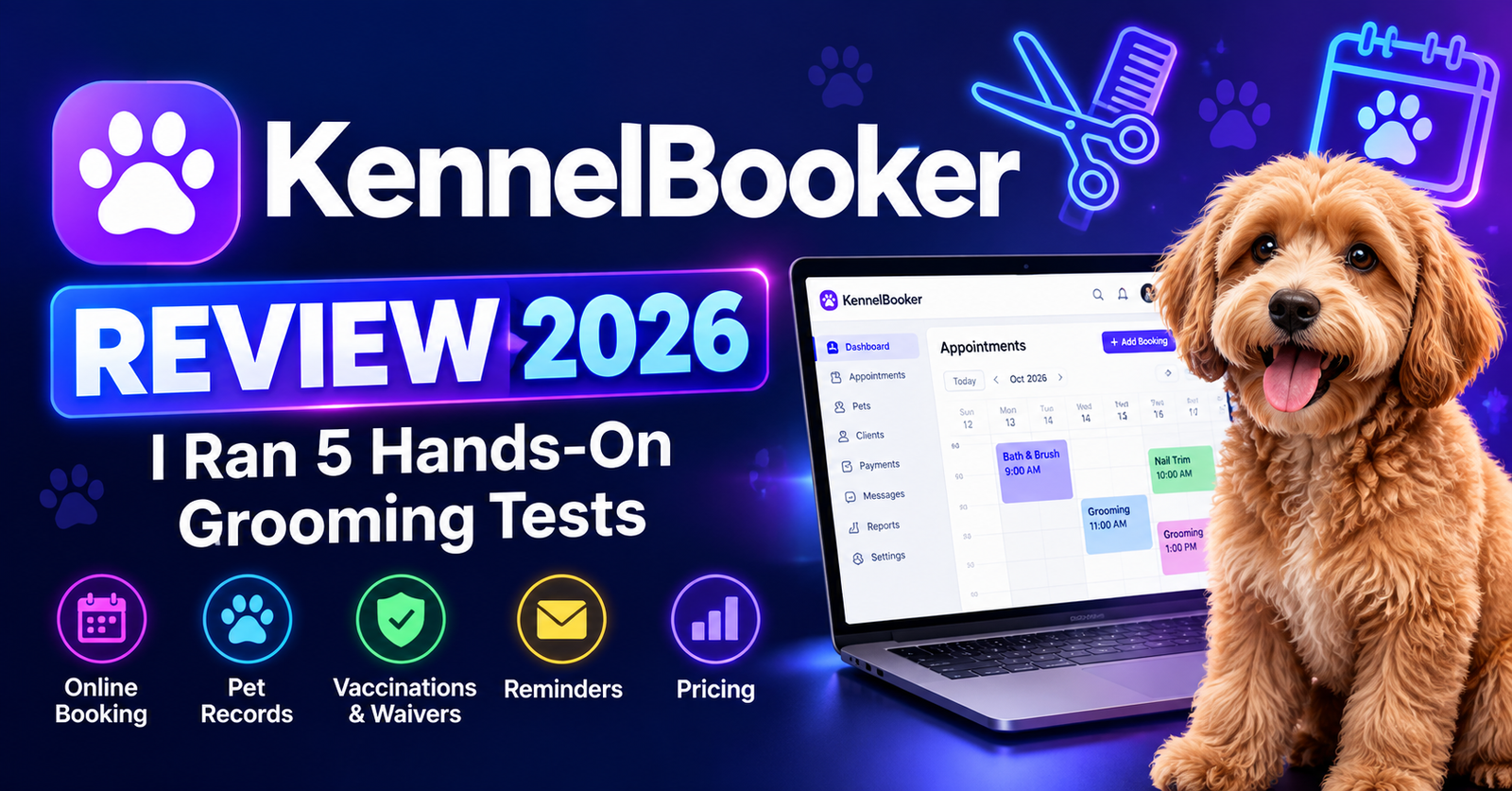 KennelBooker Review 2026: I Ran 5 Hands-On Grooming Tests