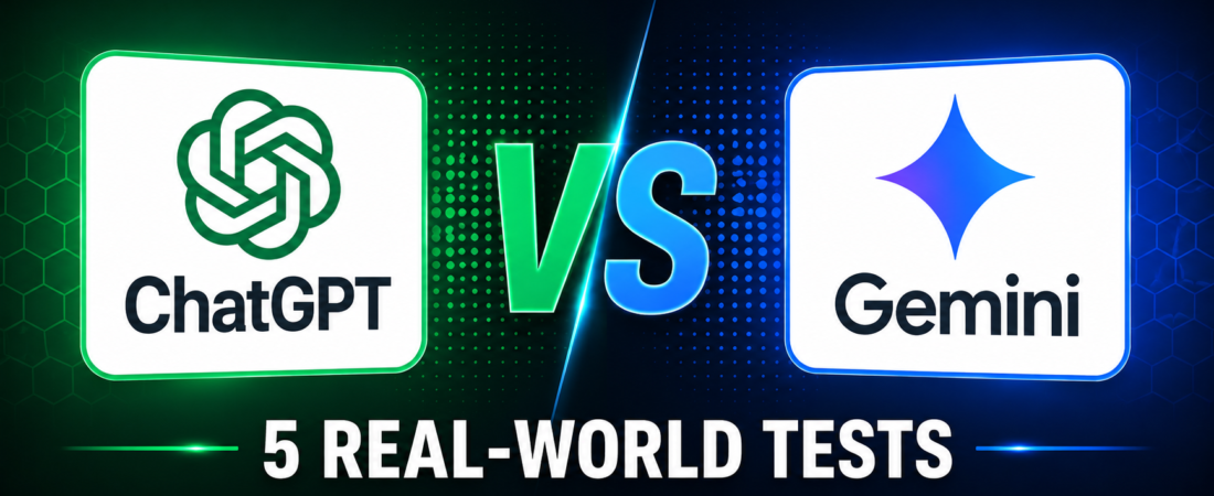 ChatGPT vs Gemini for Small Business: 5 Real-World Tests