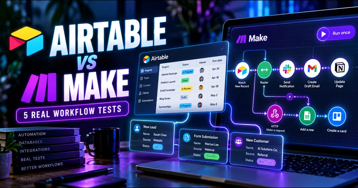Airtable Automations vs Make (2026): Which Is Better for Small Business?
