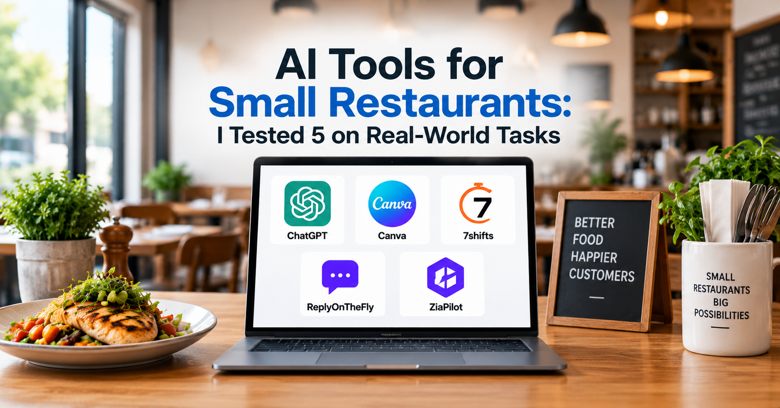 AI Tools for Small Restaurants: I Tested 5 on Real-World Tasks