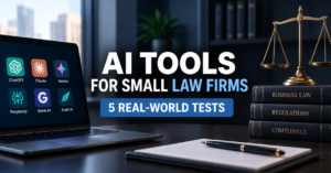 AI tools for small law firms tested on five real-world legal workflow tasks