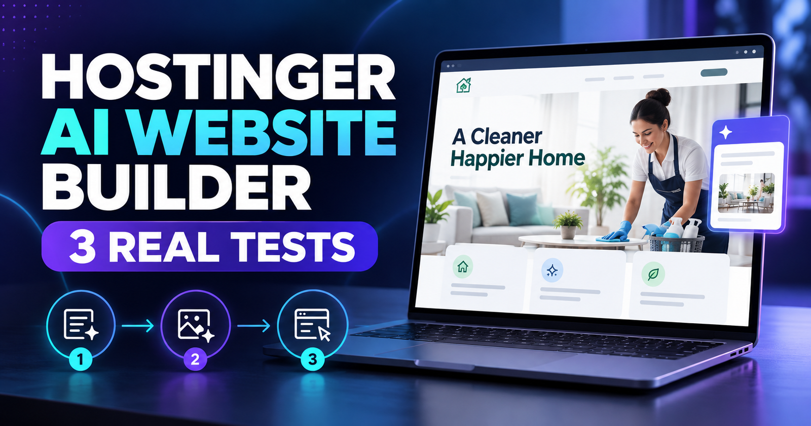 Hostinger AI Website Builder Review 2026: I Built a Small Business Site in 3 Tests
