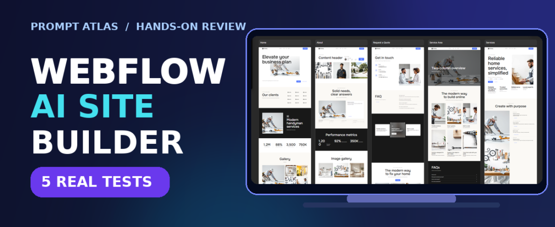 Webflow AI Review 2026: I Built a 5-Page Business Site