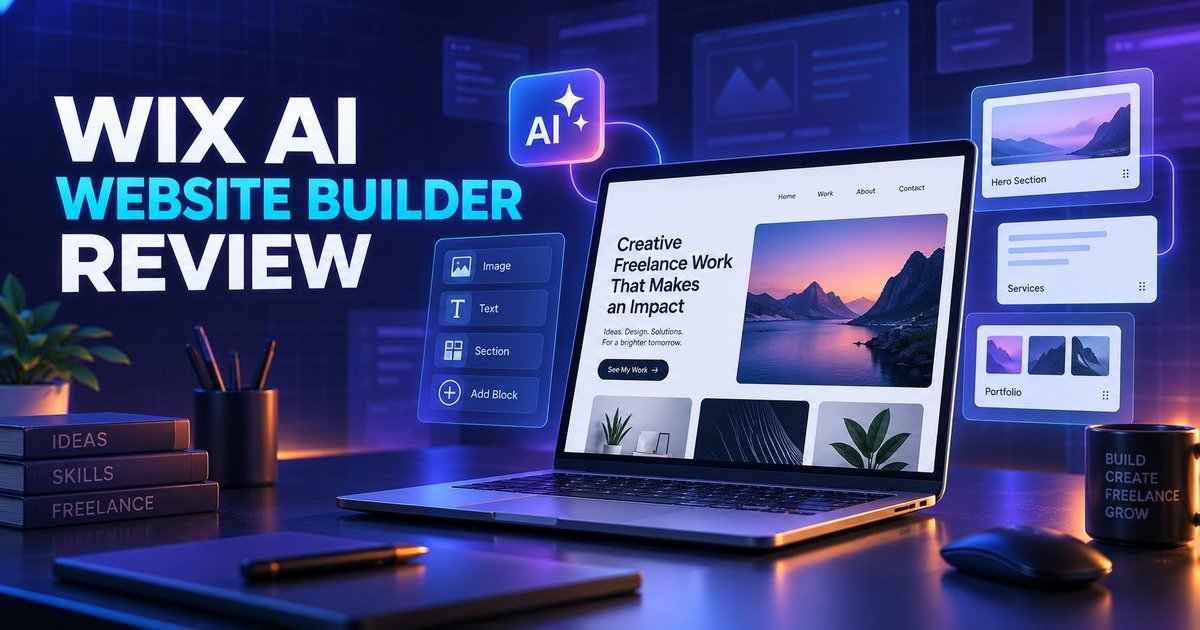 Wix AI Website Builder Review 2026: I Built a Freelancer Site in 3 Tests